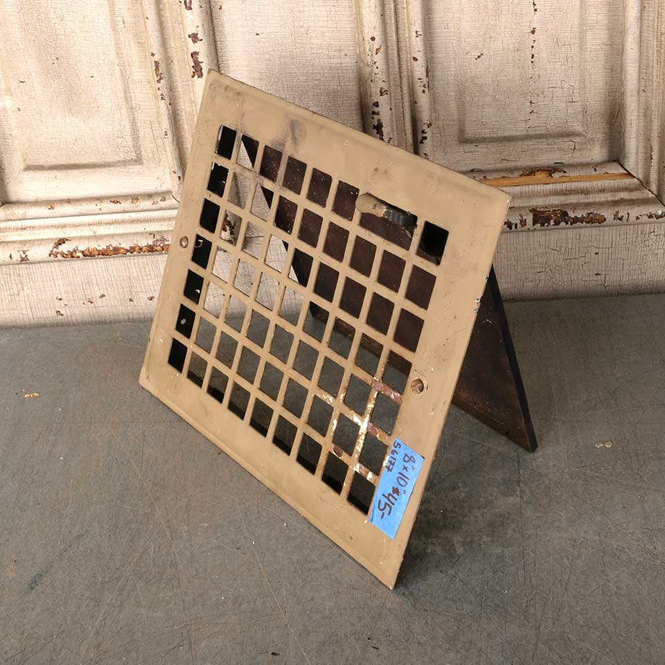 8x10 Antique Heat Grate Wall Vent Cover image 3