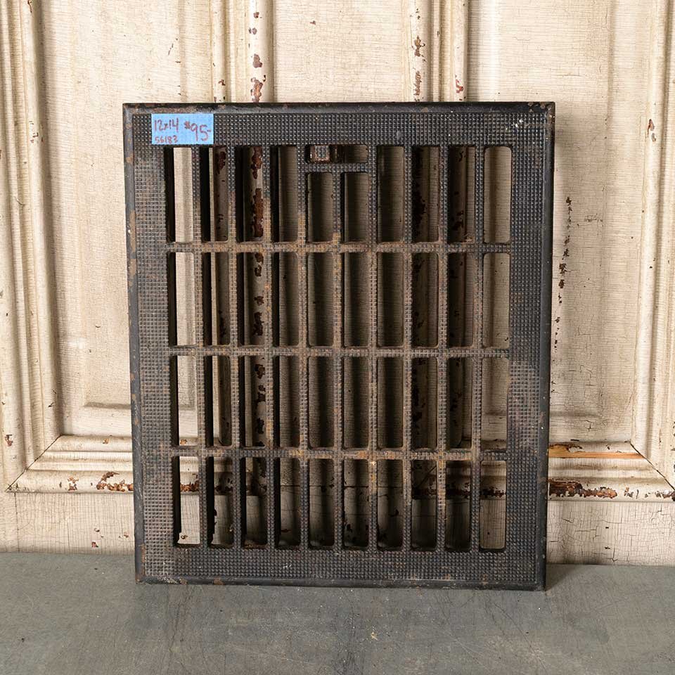 12x14 Antique Heat Grate Floor Vent Cover image 2