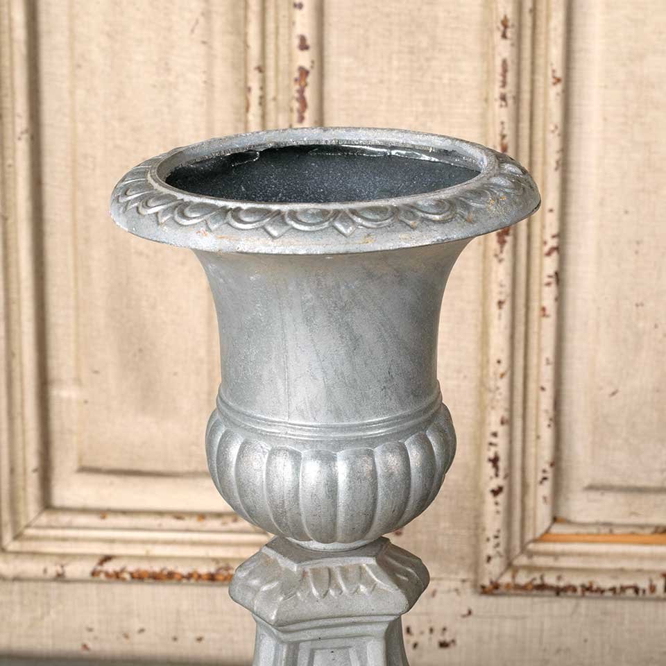 5x10 Vintage Cast Aluminum Urn image 5