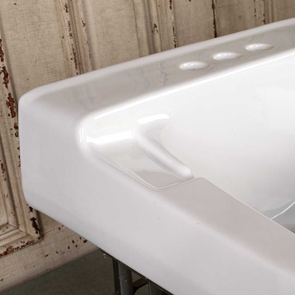 Vintage Porcelain Wall Mount Bathroom Sink image 7
