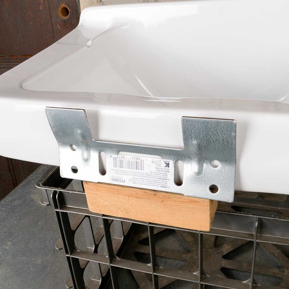 Vintage Porcelain Wall Mount Bathroom Sink image 8