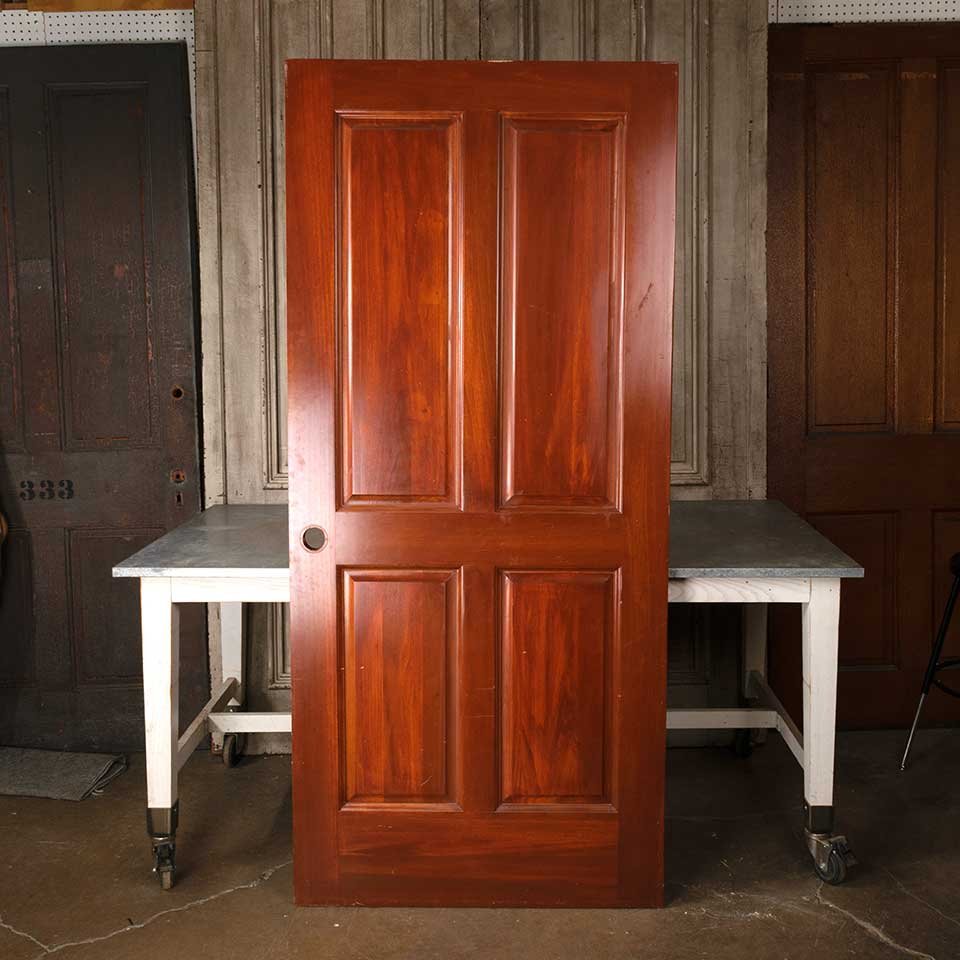 36x80 Salvaged 4 Panel Wood Interior Door image 4