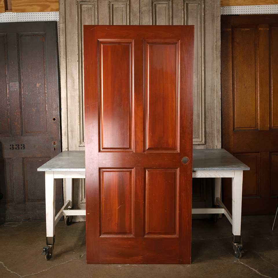36x80 4 Panel Wood Interior Door image 1