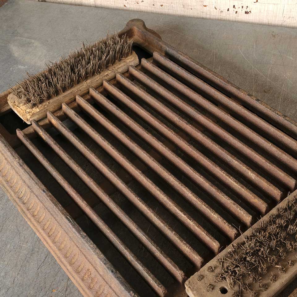24x16 Vintage Cast Iron Metal Boot Scraper image 7