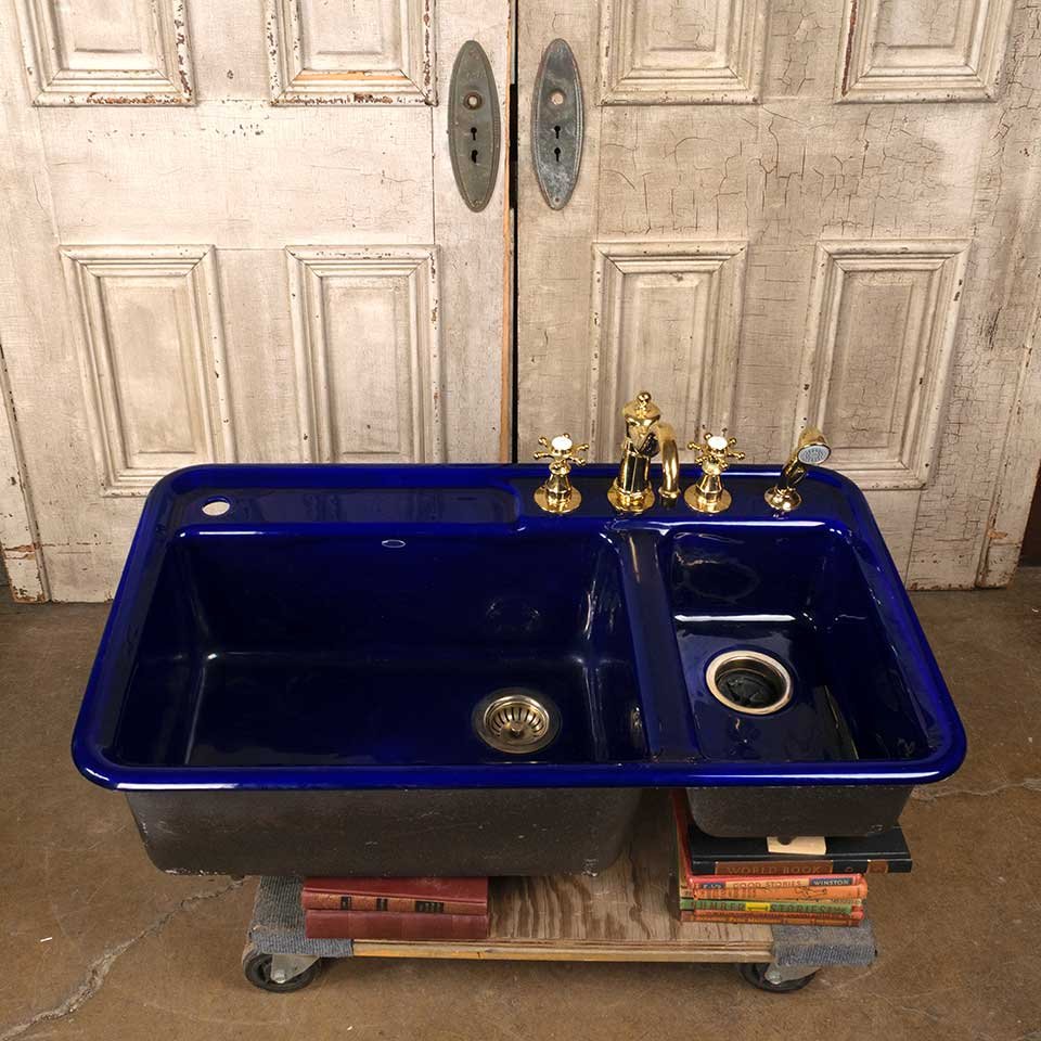 38x11 Modern "Kohler" Drop-in Double Sink image 2