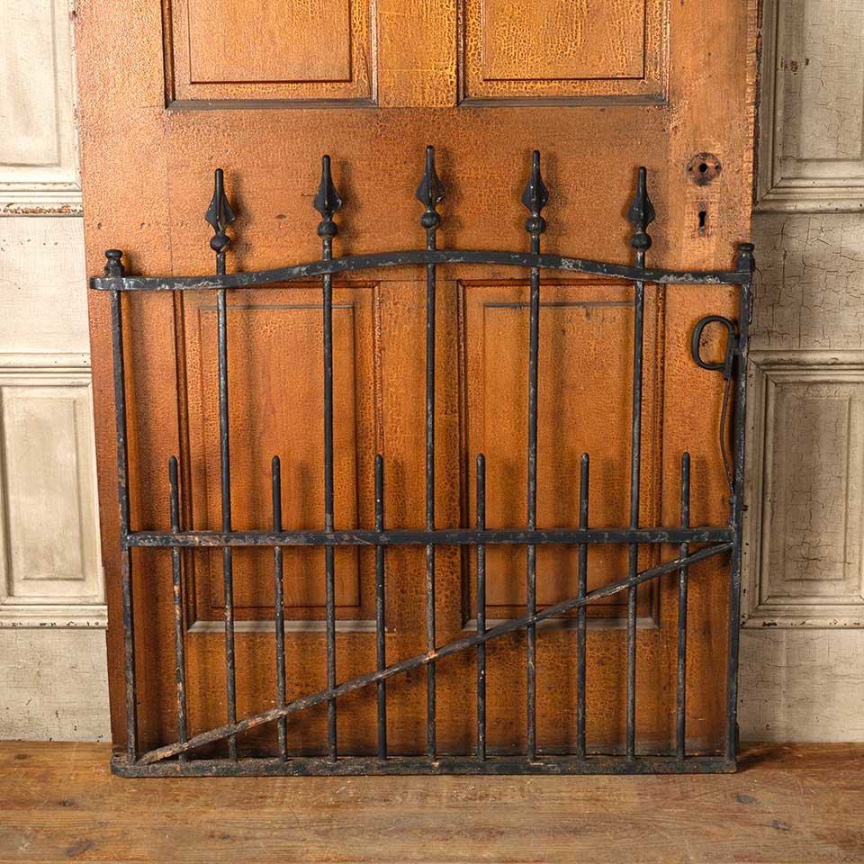 37x38 Antique Wrought Iron Garden Gate image 1