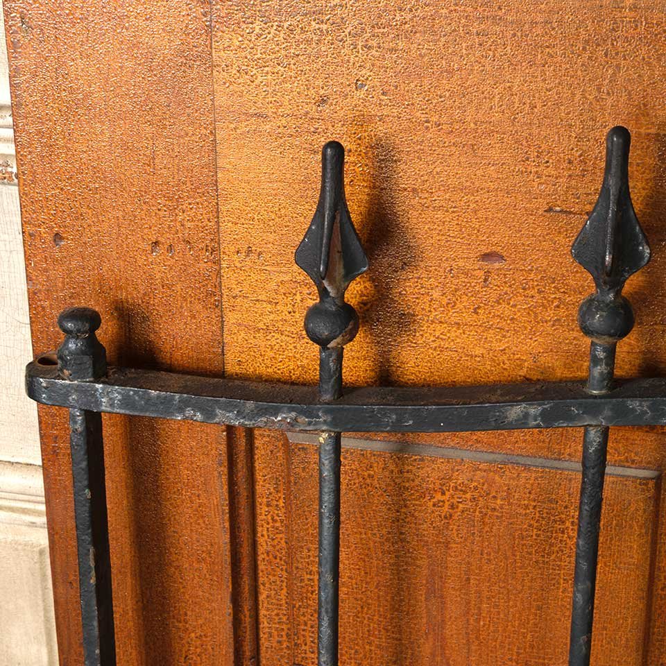 37x38 Antique Wrought Iron Garden Gate image 2