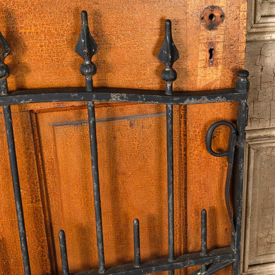 37x38 Antique Wrought Iron Garden Gate image 4
