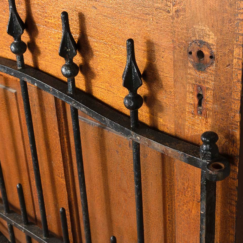 37x38 Antique Wrought Iron Garden Gate image 6