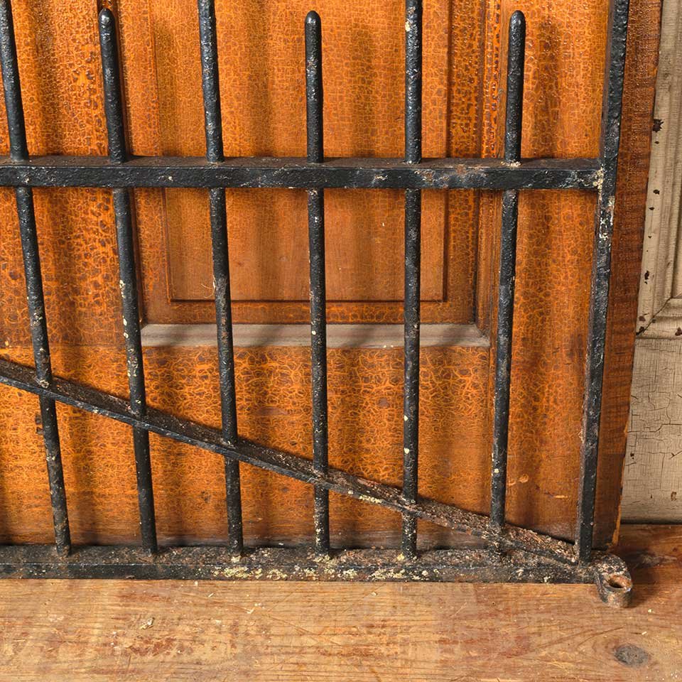 37x38 Antique Wrought Iron Garden Gate image 7