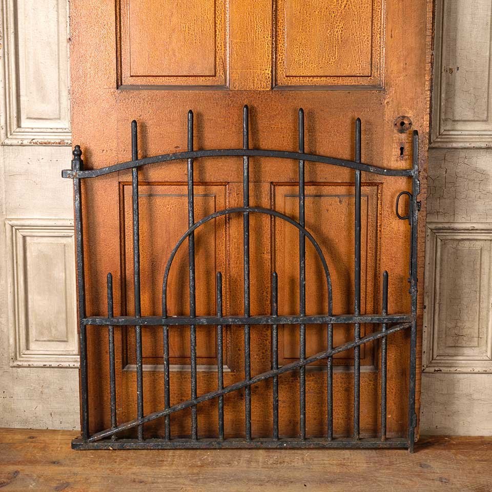 37x38 Antique Wrought Iron Garden Gate image 1