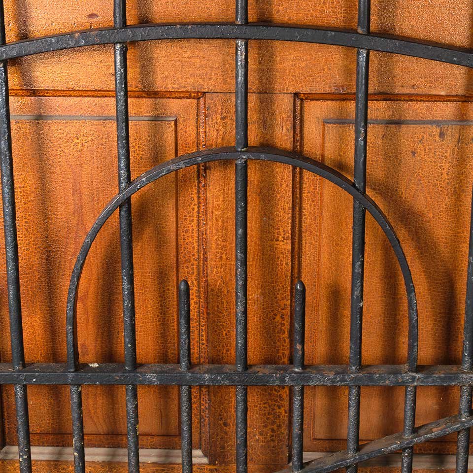 37x38 Antique Wrought Iron Garden Gate image 4