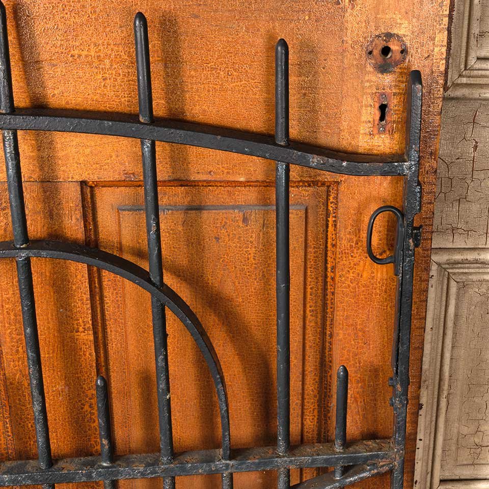 37x38 Antique Wrought Iron Garden Gate image 5