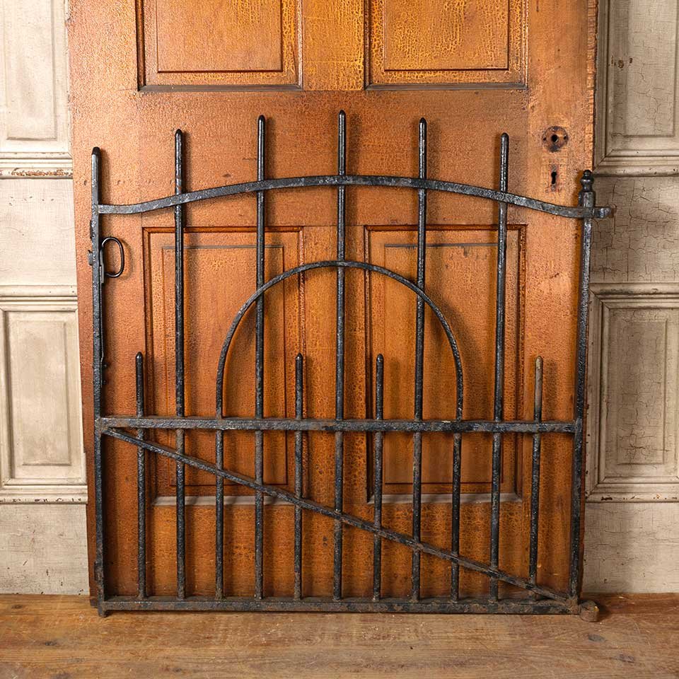 37x38 Antique Wrought Iron Garden Gate image 6