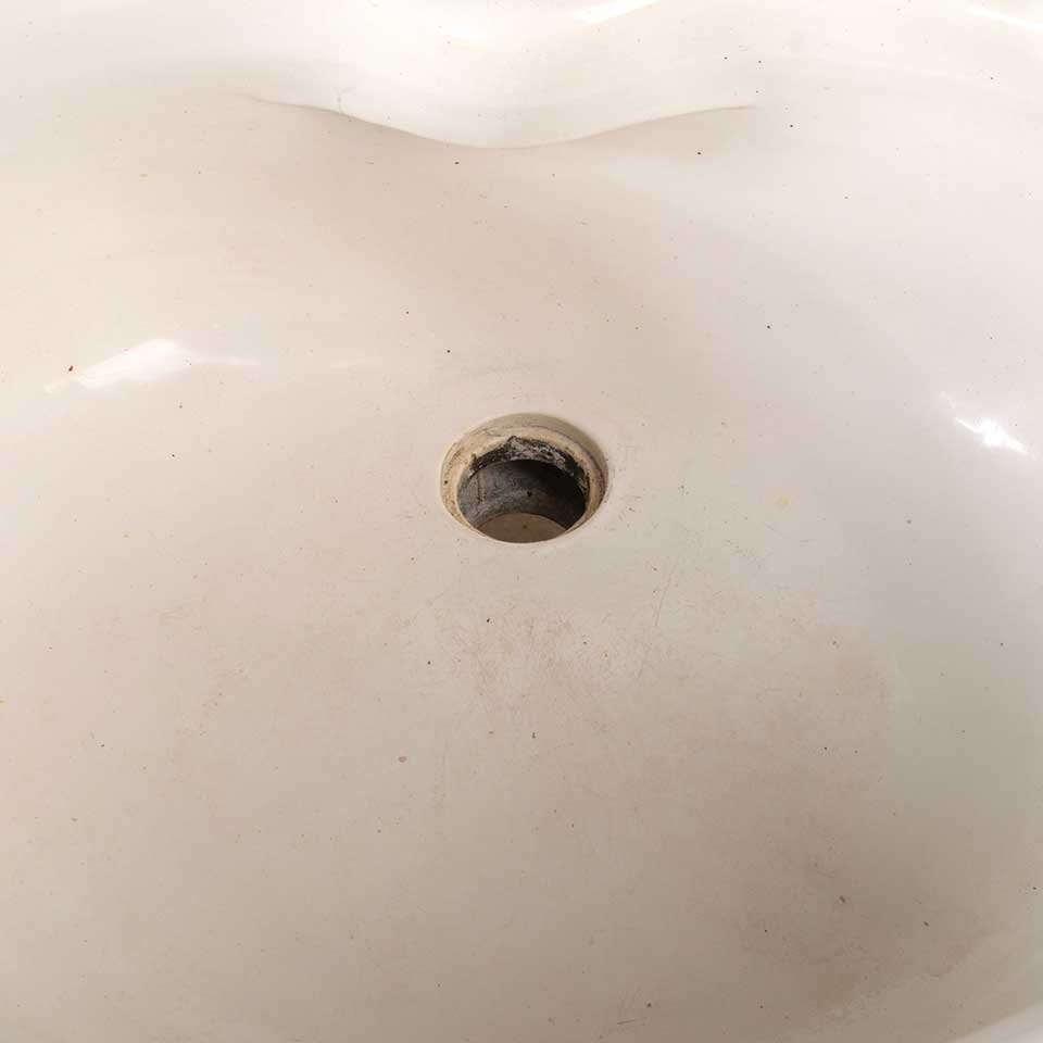 Antique Porcelain Pedestal Bathroom Sink image 4