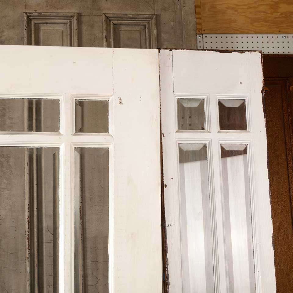 36x83 Antique Oak Entry Door & Sidelites image 6