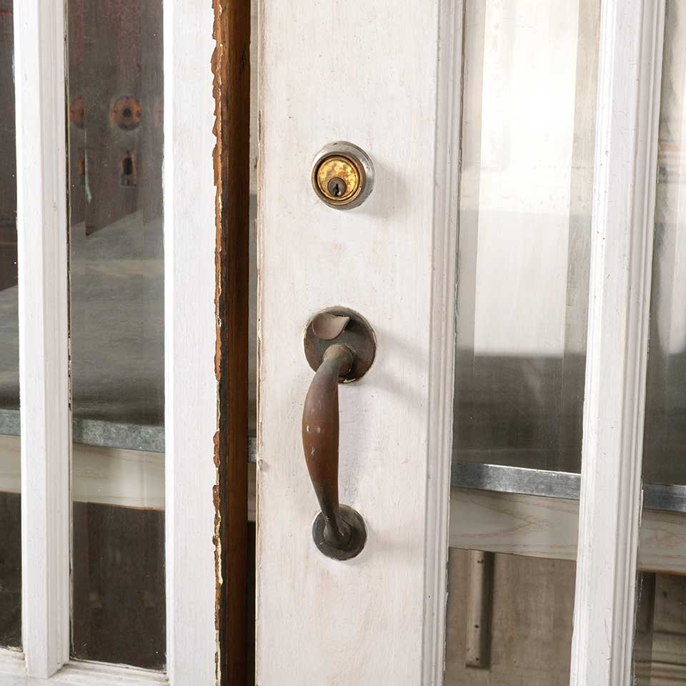 36x83 Antique Oak Entry Door & Sidelites image 2
