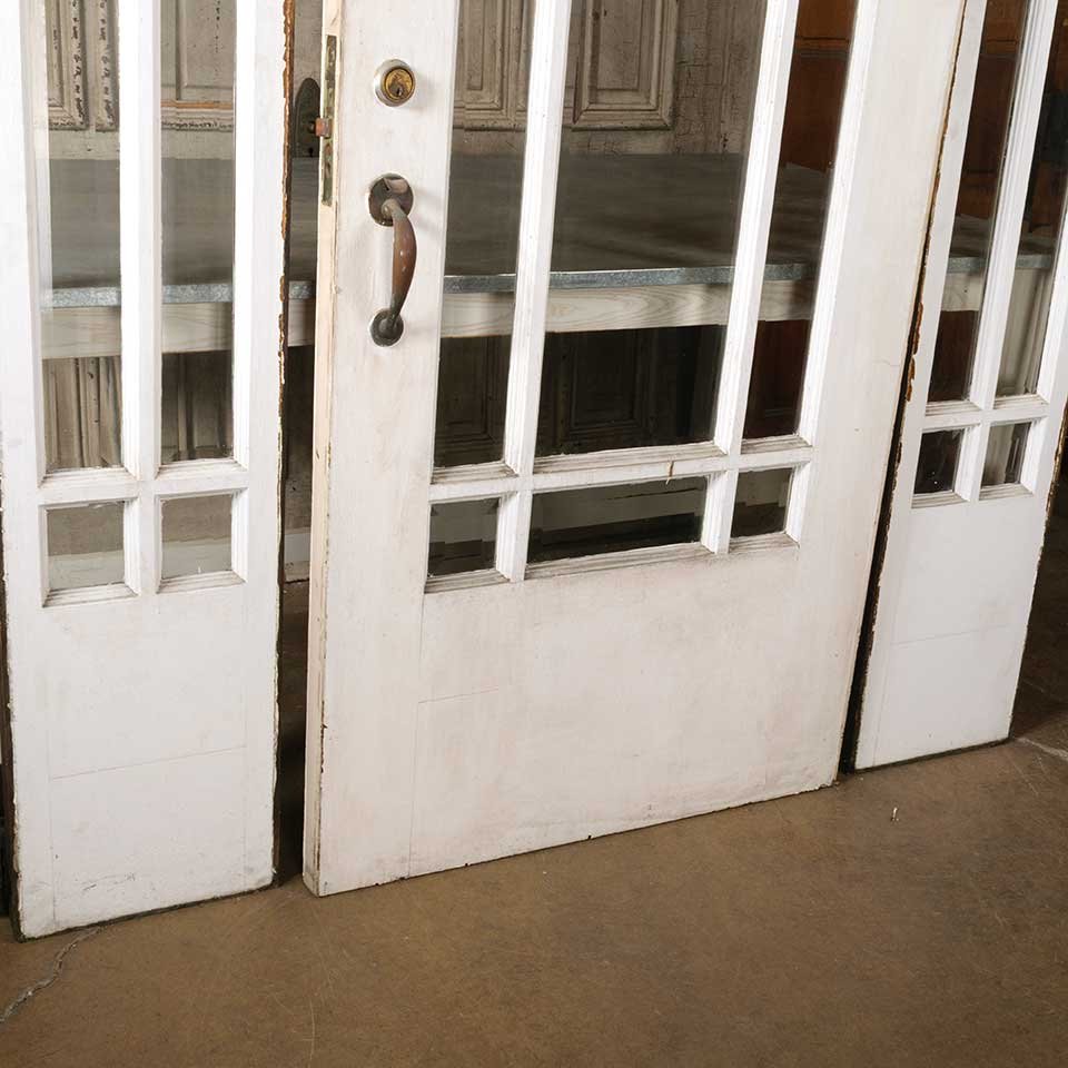 36x83 Antique Oak Entry Door & Sidelites image 3
