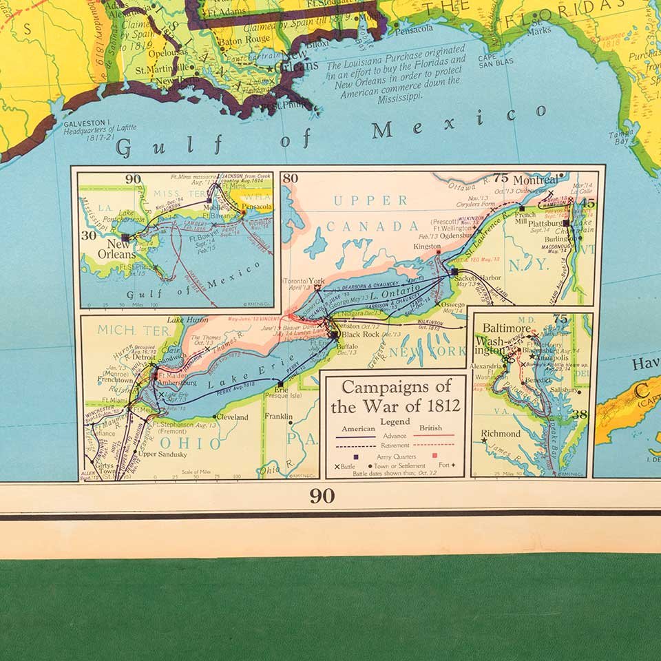Vintage Pull-Down Map of the United States image 7