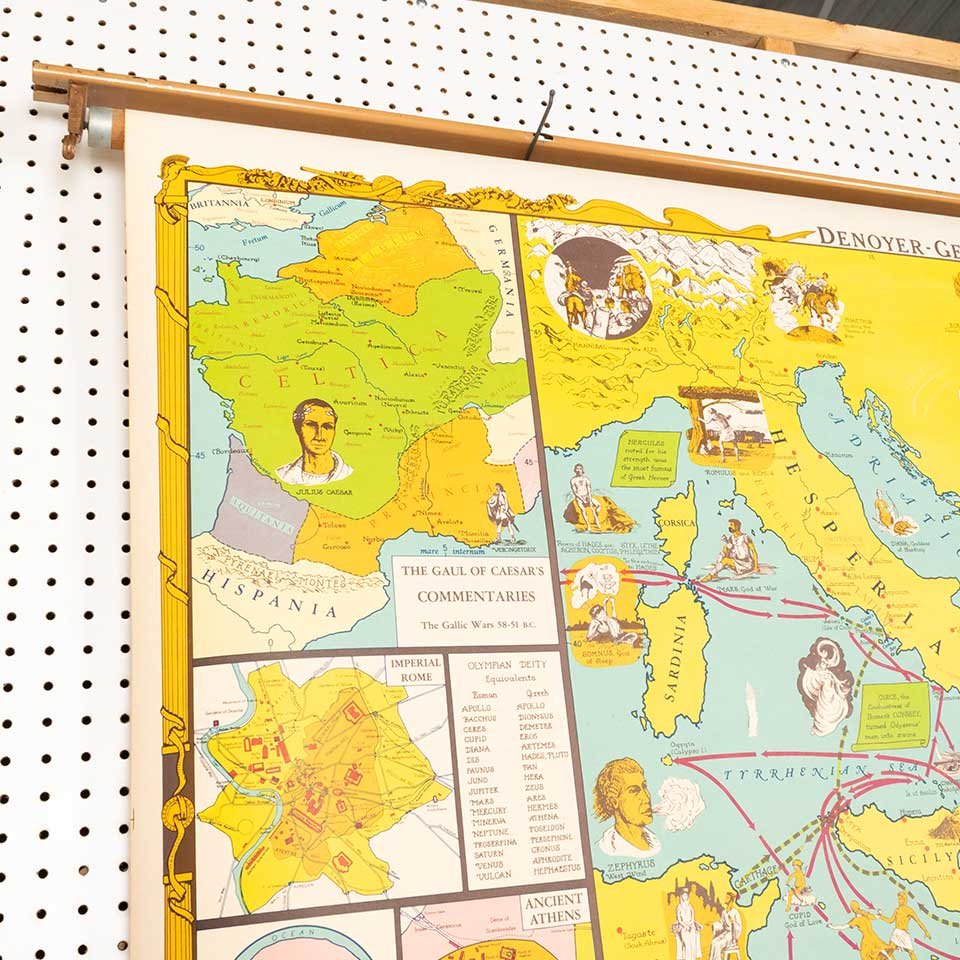 Pictorial Map of Mediterranean Mythology image 4