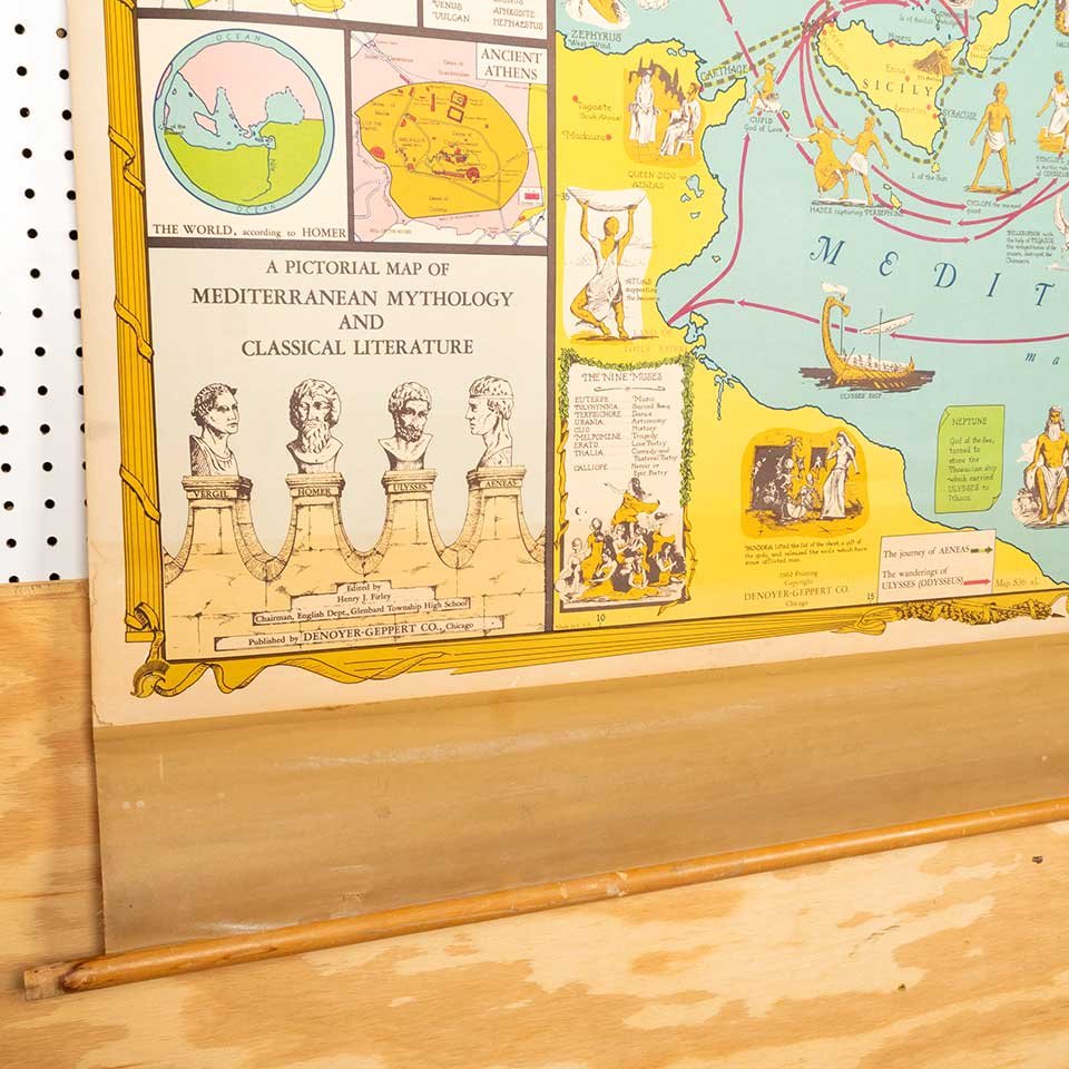 Pictorial Map of Mediterranean Mythology image 5