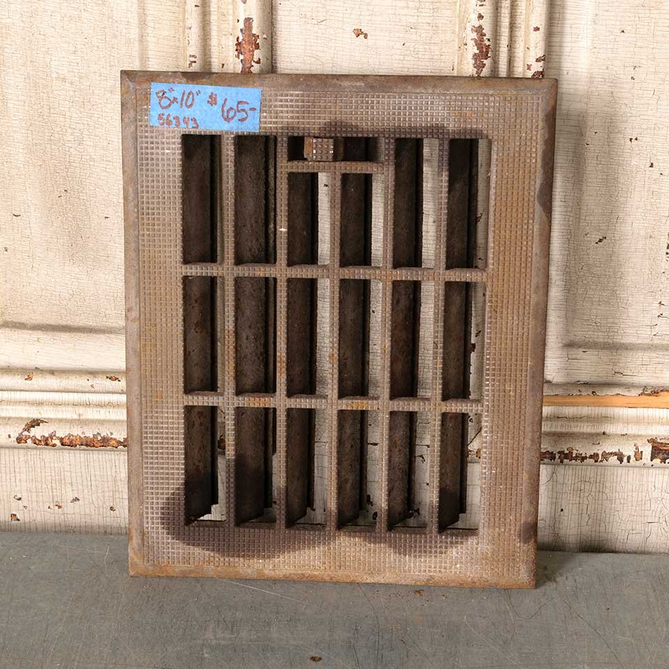 8x10 Antique Heat Grate Floor Vent Cover image 2