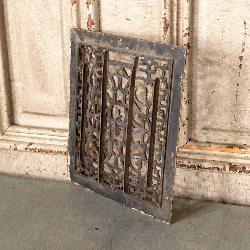 8x10 Antique Heat Grate Floor Vent Cover image 3