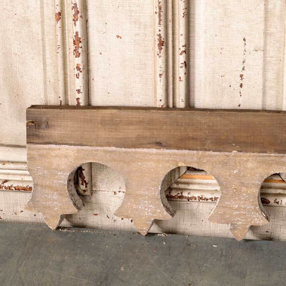 47x8 Antique Wood Porch Fretwork Spandrel image 6