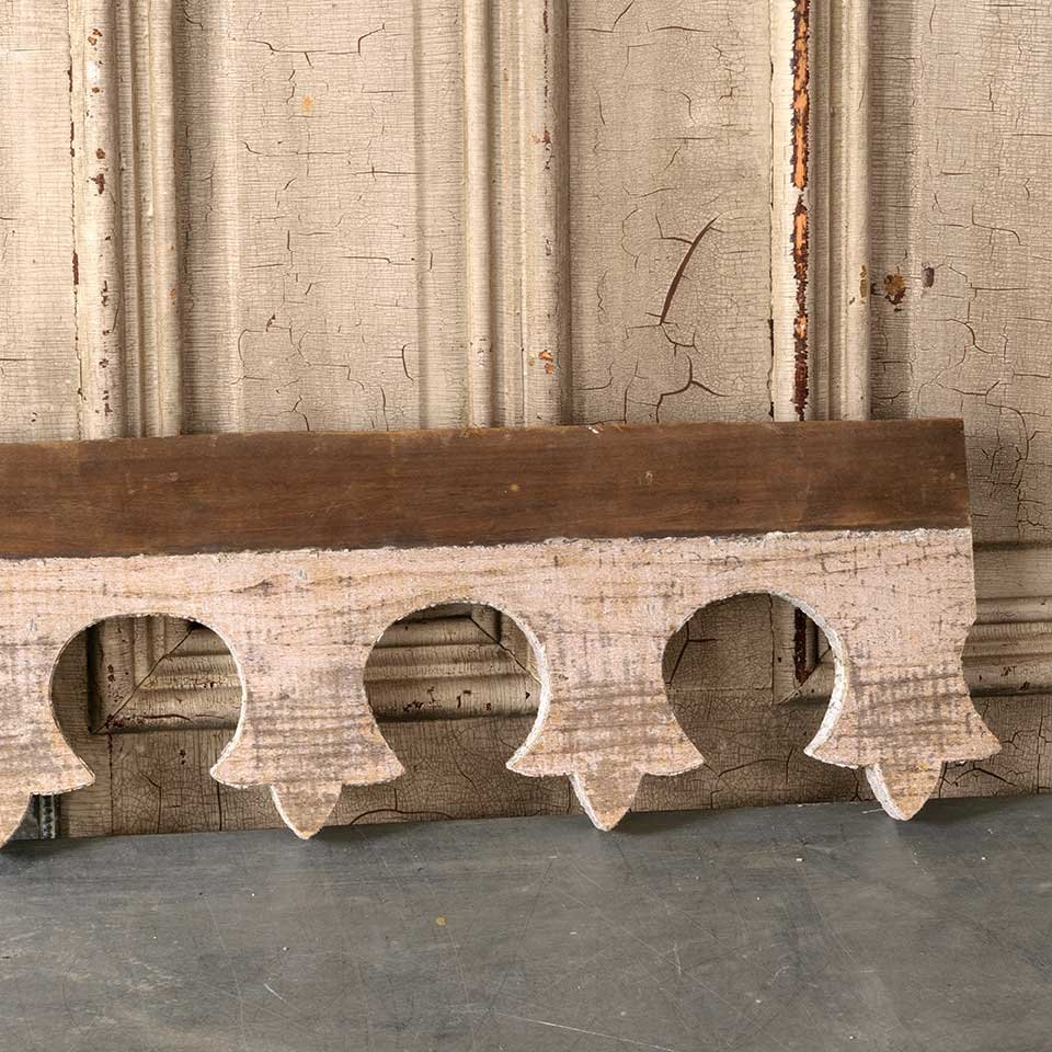 47x8 Antique Wood Porch Fretwork Spandrel image 3