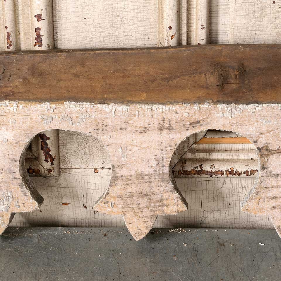 47x8 Antique Wood Porch Fretwork Spandrel image 8