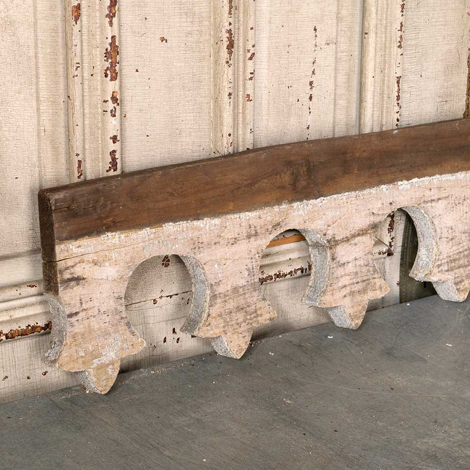 47x8 Antique Wood Porch Fretwork Spandrel image 4