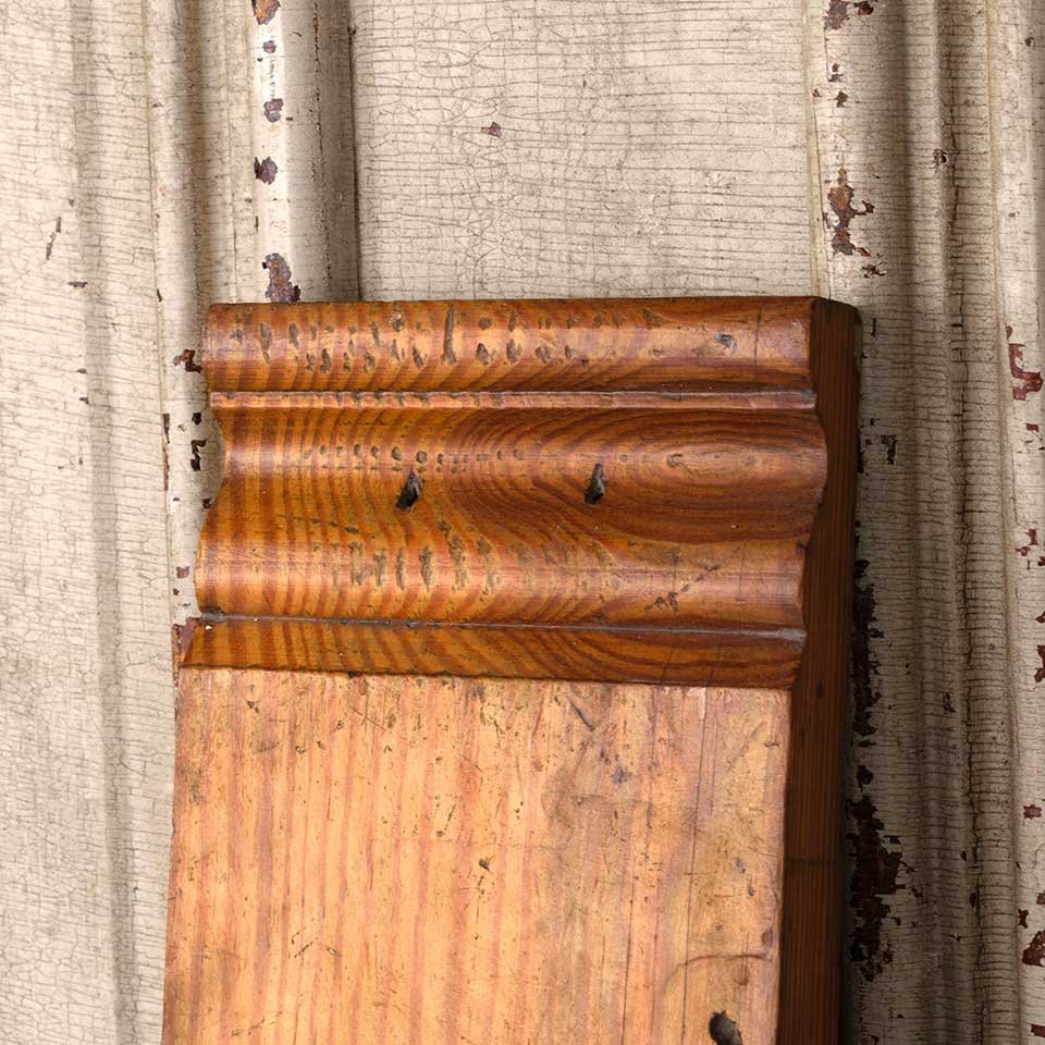 Antique Wood Interior Door Plinth Trim Block image 3