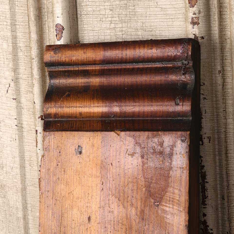 Antique Wood Interior Door Plinth Trim Block image 3