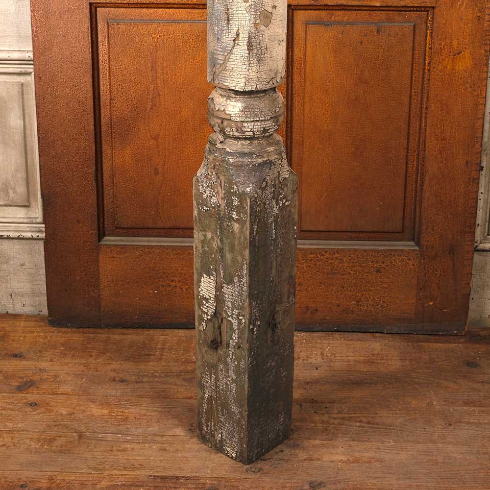 6x6x88 Antique Victorian Wood Porch Post image 3