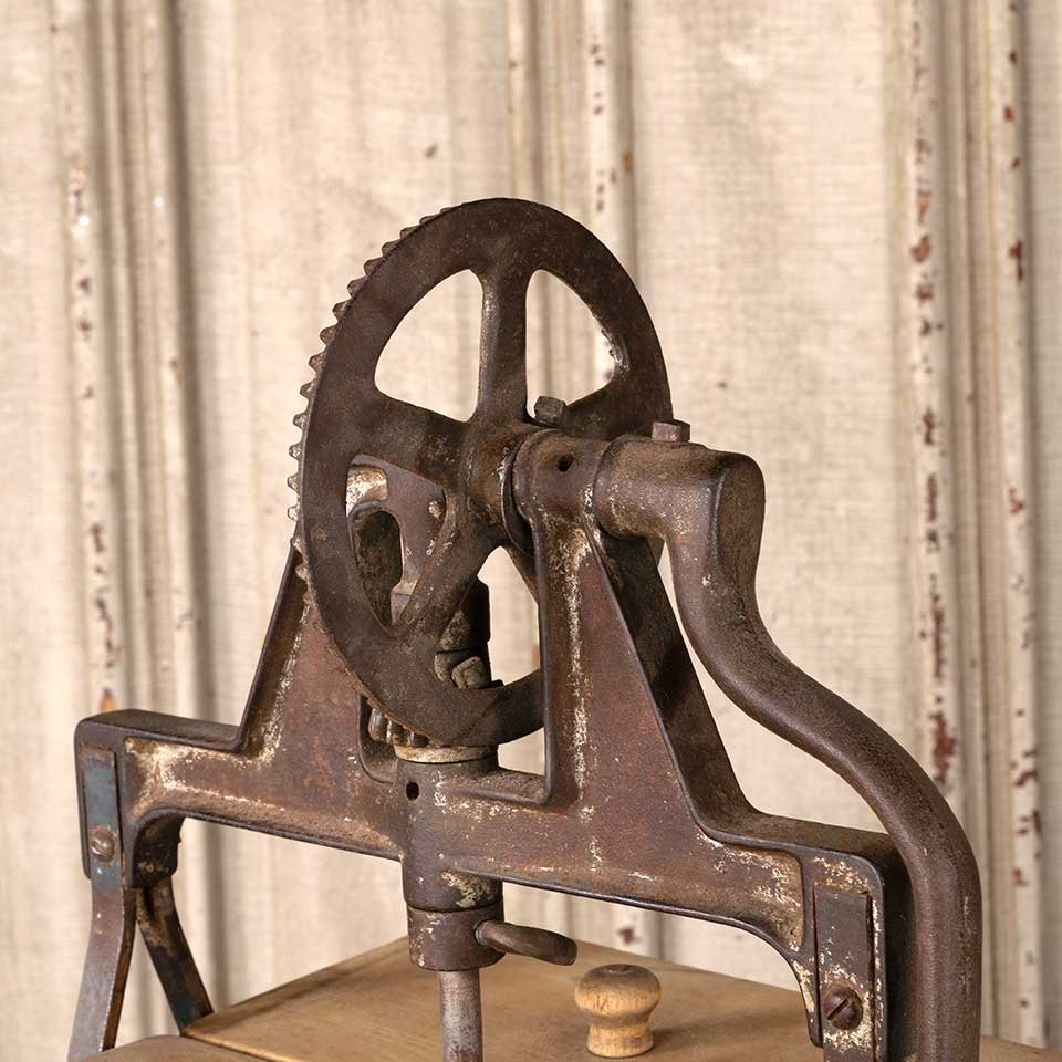 Antique Metal & Wood Butter Churn image 2