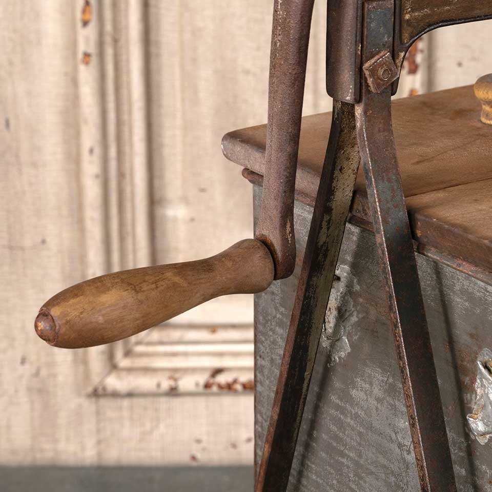 Antique Metal & Wood Butter Churn image 6
