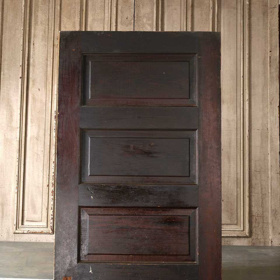 30x78 Antique 5 Panel Wood Interior Door image 2
