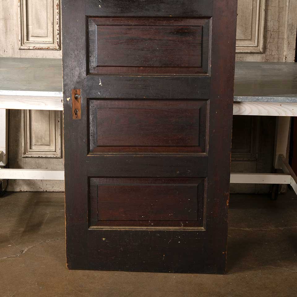 30x78 Antique 5 Panel Wood Interior Door image 3