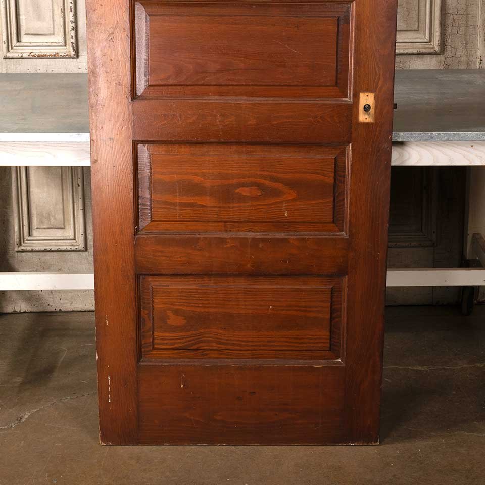 30x78 Antique 5 Panel Wood Interior Door image 3