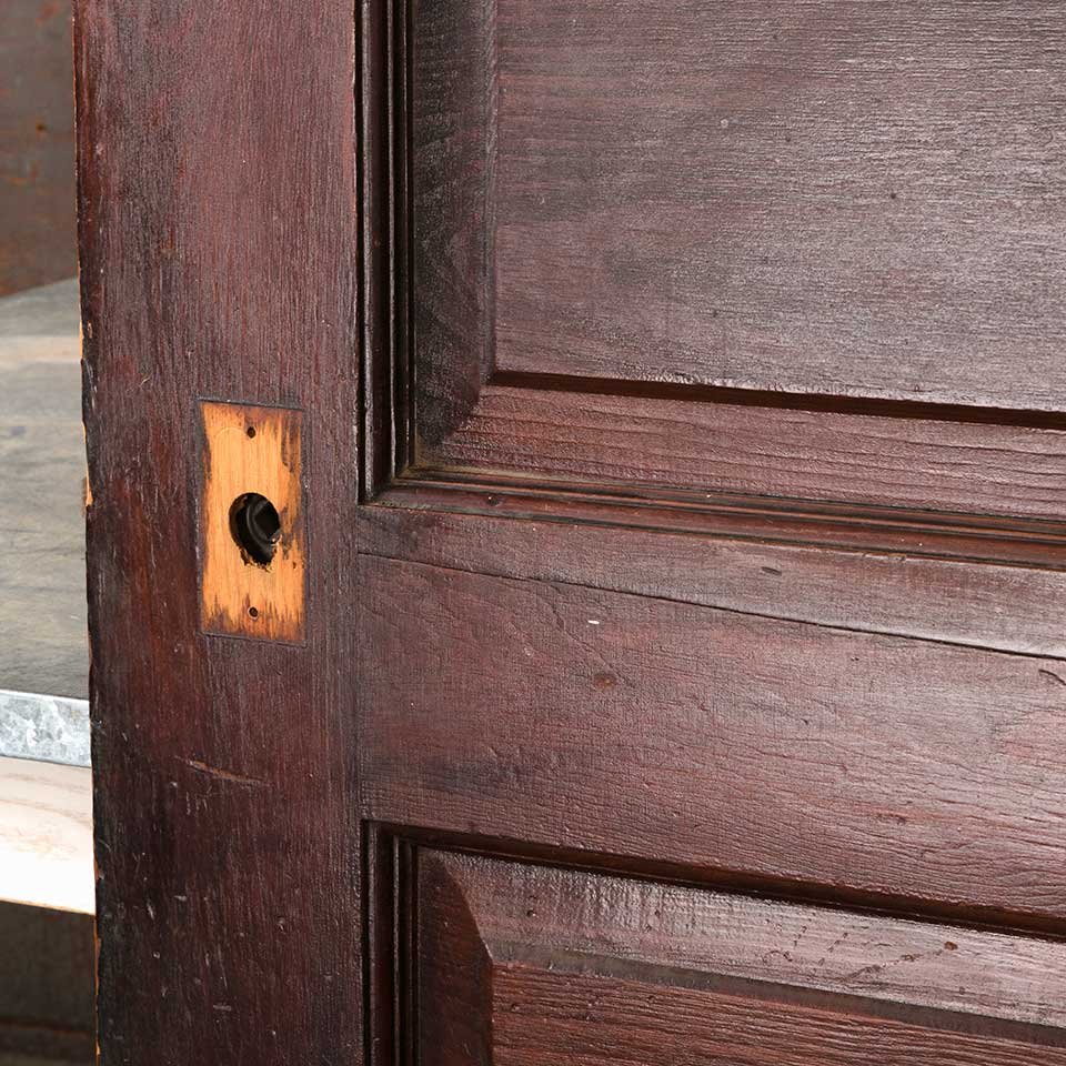 30x78 Antique 5 Panel Wood Interior Door image 8