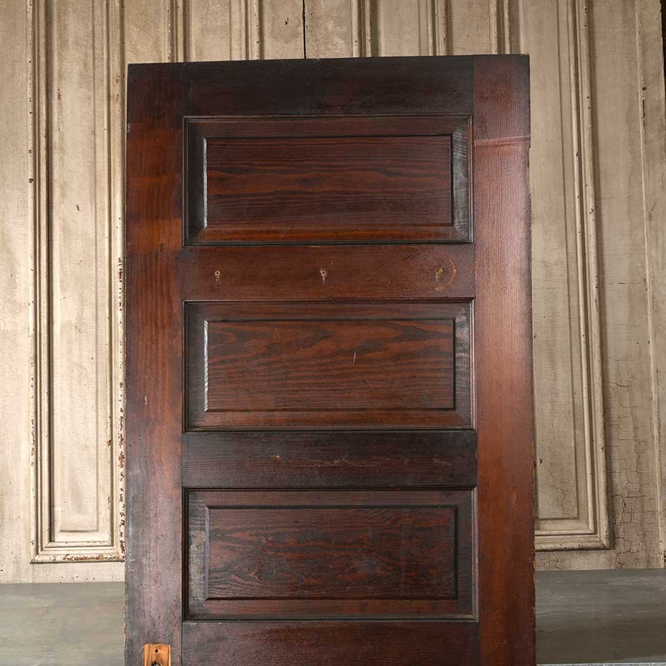 30x78 Antique 5 Panel Wood Interior Door image 2