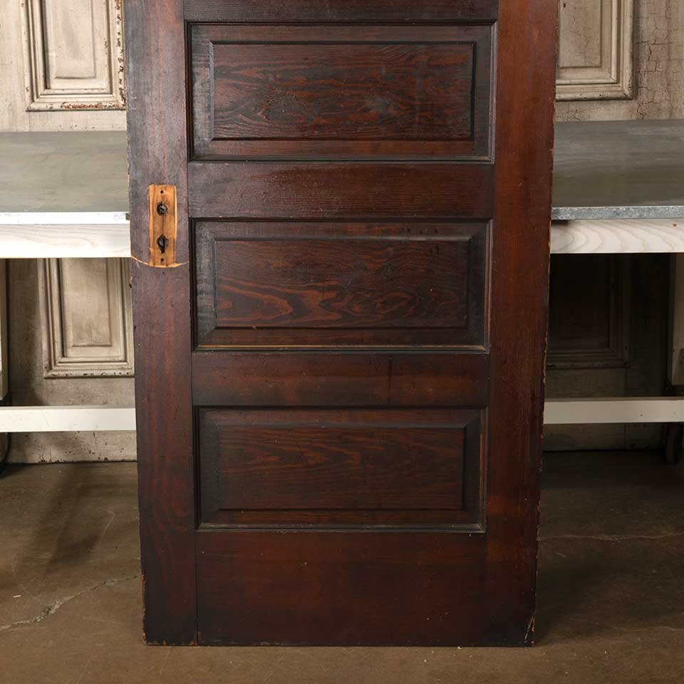 30x78 Antique 5 Panel Wood Interior Door image 3