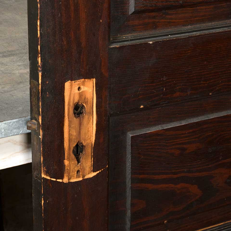 30x78 Antique 5 Panel Wood Interior Door image 4