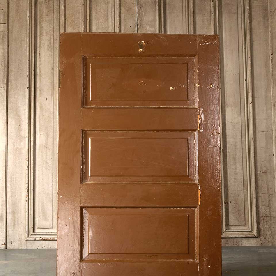 30x79 Antique 5 Panel Wood Interior Door image 6