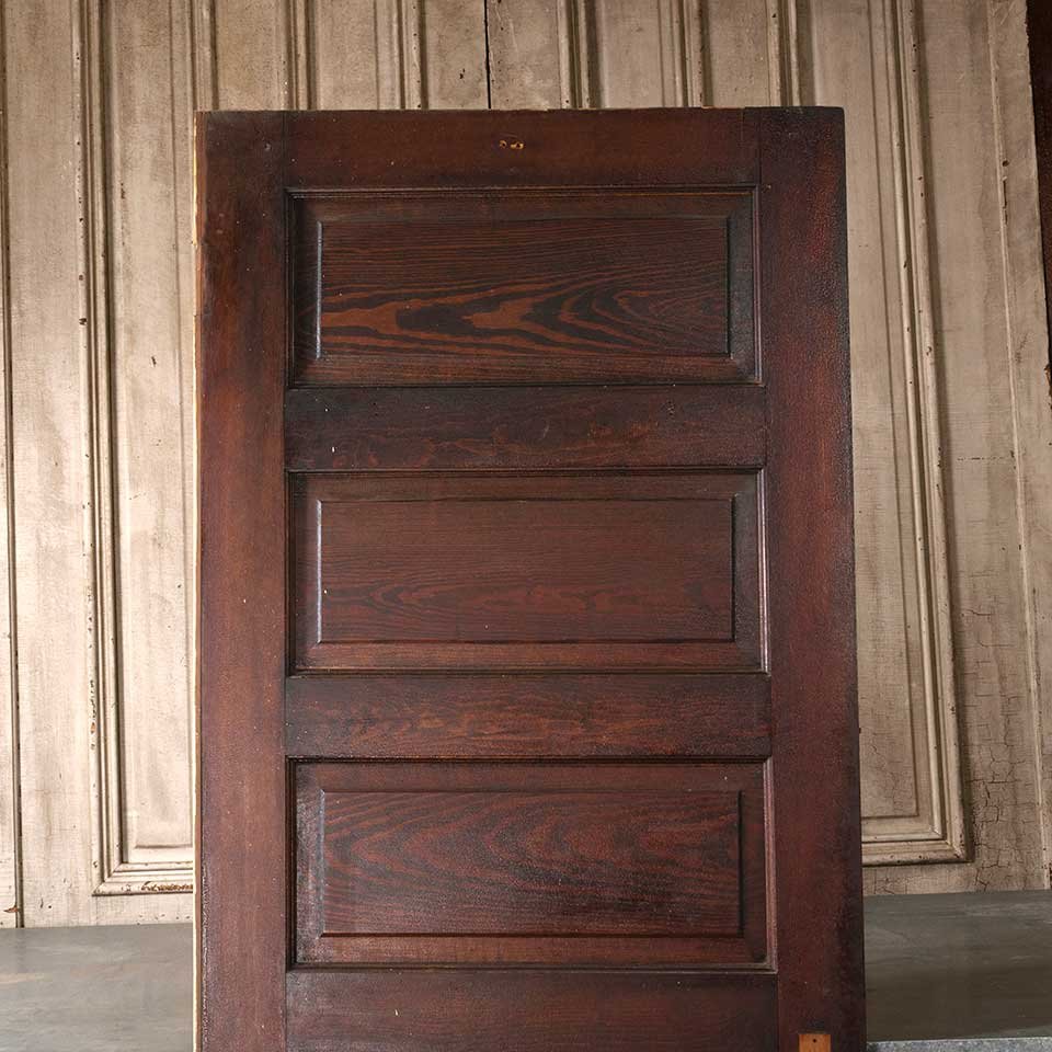 32x79 Antique 5 Panel Wood Interior Door image 2
