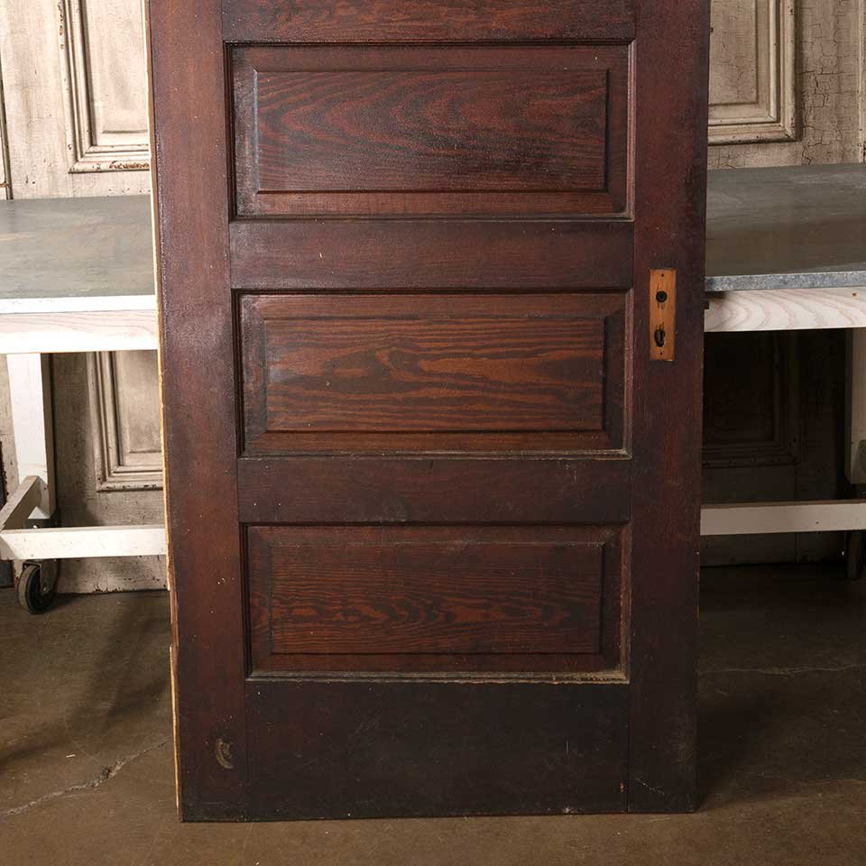 32x79 Antique 5 Panel Wood Interior Door image 3