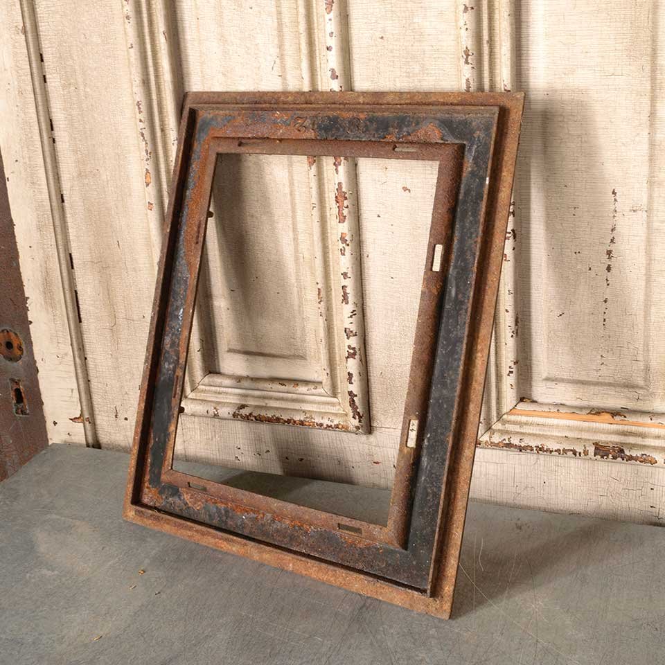 10x12 Antique Cast Iron Heat Grate Surround image 4
