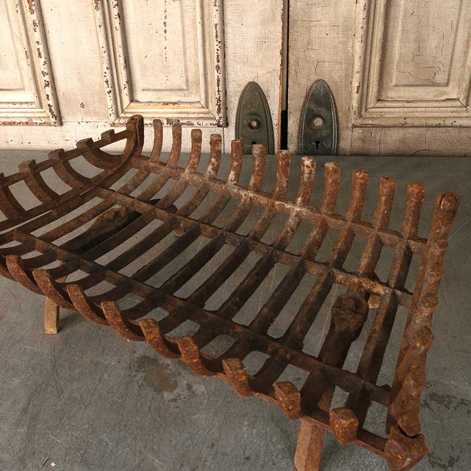 24x15 Antique Fireplace Log Holder Basket image 4