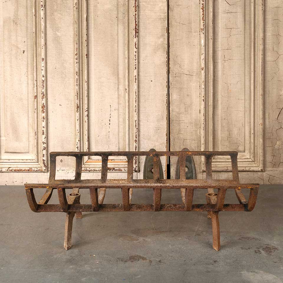 24x16 Antique Fireplace Log Holder Basket image 2