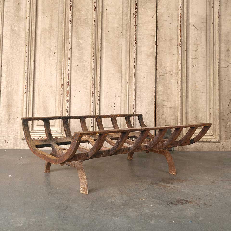 24x16 Antique Fireplace Log Holder Basket image 1